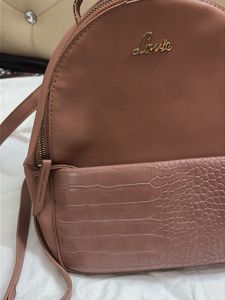 Lavie Pink Croc Backpack