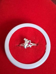 Peacock Design Silver Ring