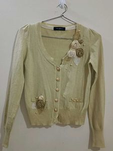 Flower Design Sweater