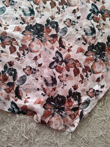 Floral Print Cold Shoulder Dress