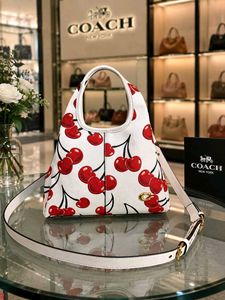 LATEST COACH LANA BIG SIZE* WITH BOX CHERRY PRINT