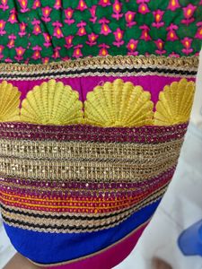 Festive  Anarkali Three Piece Set