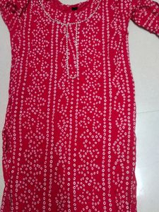 Kurta Red Colour
