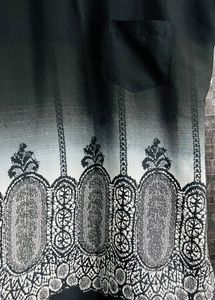 Elegant Black Printed Top