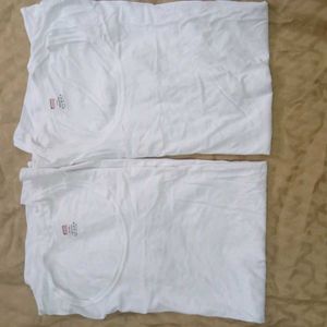 Men's White Arms Inner Vest