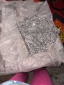 Elegant Grey Ethnic Gown