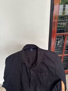 Men's Black Long Sleeve Shirt