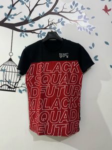 Men's Black Squad T-Shirt (EUROPE)