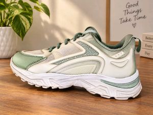 Mint Green &amp; White Sneakers