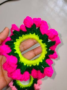 Handmade Floral Hair Ties set
