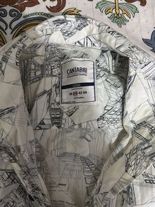 Men's Graphic Print Long Sleeve Shirt
