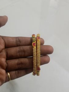 Price Drop          Stone Bangles Set Of 4