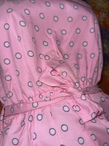 Chic Pink Polka Dot Dress
