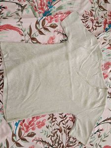 Sparkly V-Neck Sweater Top