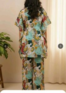 Comfortable Kaftan Kurta Set with Pants