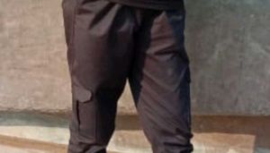 Black Cargo Joggers