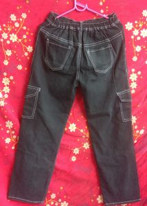this charcoal cargo jeans
