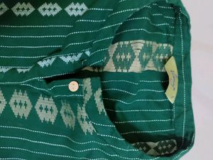 Green Work Wear Kurta