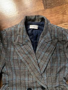 Vintage Plaid Blazer