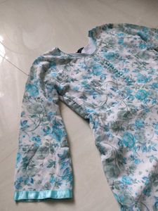 Floral Chiffon Anarkali