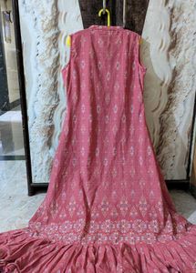 Elegant Rose Pink Flared Gown💗 ✨