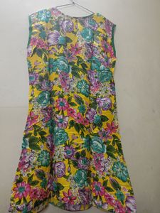 Vibrant Floral Maxi Dress