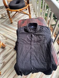 Men's Black Long Sleeve Shirt