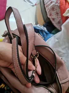 Lilac Satchel leather bag