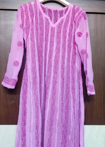 Chickenkari A-Line kurti