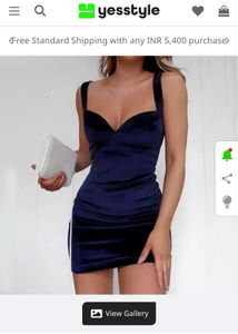 Velvet Bodycon Mini Dress