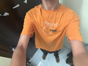 Orange Graphic T-Shirt