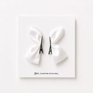 Bowknot Side Hair Clips
