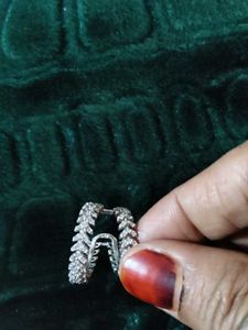 Sparkling Silver Tone Ring