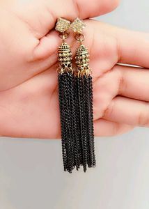 Stylish Designer Long Earrings Combo