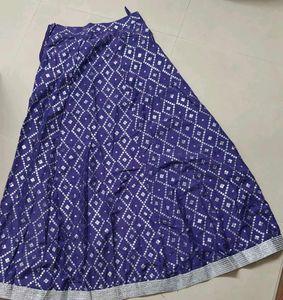 Beautiful Purple Lehenga choli Set with Embroidery