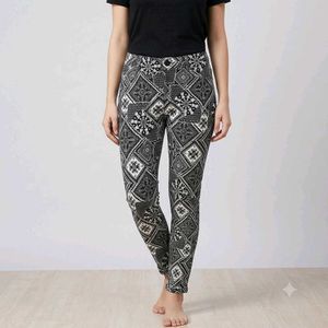 Printed Black & White Jeggings