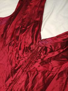 Elegant Red Cocktail Dress
