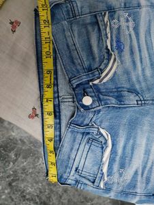 Cute Anchor Detail Jeans