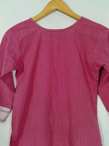 Aarika Pink Kurta &amp; Pant Set (Women)