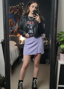 Lilac Mini Skort