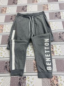Men's Benetton Grey Track Pants