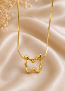 Golden Butterfly Charm Necklace 🦋✨