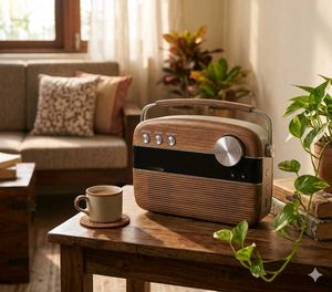 Retro Style Portable Radio