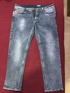 Stylish Denim Jeans Gray/Black