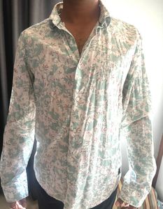 Blackberry Men's Printed Long Sleeve Shirt