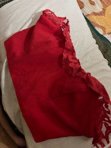 Vibrant Red Lace corset