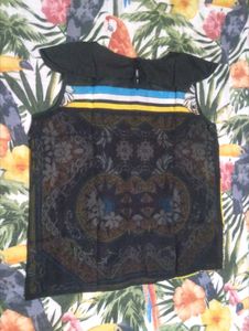 Vibrant Patterned Sleeveless Top
