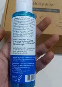 Bodywise 1% Salicylic Acid Body Wash and menstrual