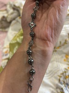 Elegant Beaded Bracelet with Crystal Accents
