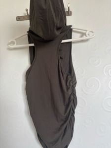 Stylish Cut-Out Halter Neck Top